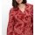 Marken-Jerseykleid m. Paisleydruck, weinrot