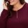 2-in-1 Shirt m. Chiffonfutter, weinrot