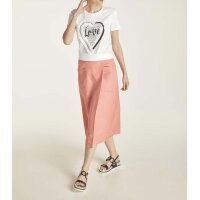 Linen wrap skirt, peach