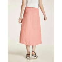 Linen wrap skirt, peach