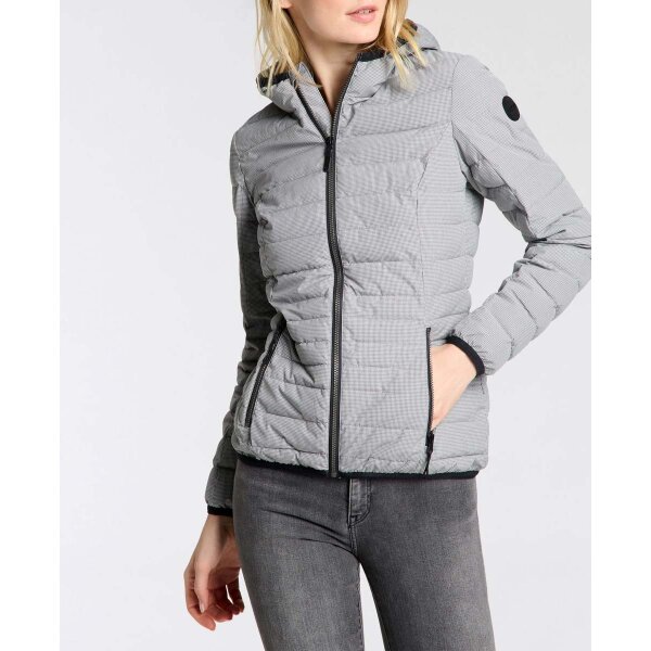 Quilt jacket, grey blue