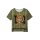 Shirt with front print, khaki