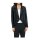 Pailletten-Shirtjacke, schwarz