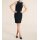 Designer-Kleid m. Strass, schwarz