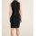 Designer-Kleid m. Strass, schwarz