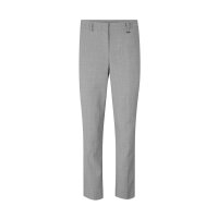 Schurwolle-Hose, grau-meliert