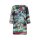 Silky tunic, dark blue - print