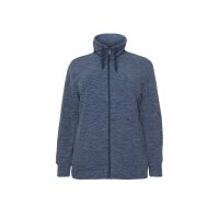 Marken-Fleecejacke, jeansblau