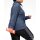 Marken-Fleecejacke, jeansblau