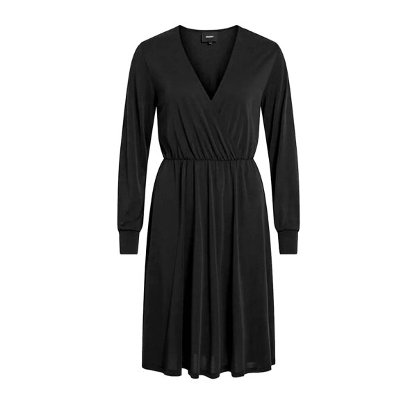 Jerseykleid, schwarz