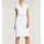 Sheath dress with belt, white