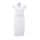 Sheath dress with belt, white