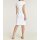 Sheath dress with belt, white