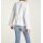 Linen jacket with lace, offwhite