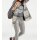 Fleece coat, grey
