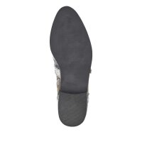 Leather boots with rivets, multicolour