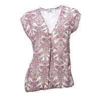 Designer-Chiffonbluse, bunt