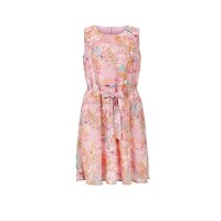 Designer-Chiffon-Druckkeid, rosé-bunt