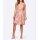 Designer-Chiffon-Druckkeid, rosé-bunt