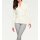 Designer-Wickelpullover m. Spitze, creme
