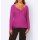 Sweater with silk, fuchsia