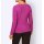 Sweater with silk, fuchsia