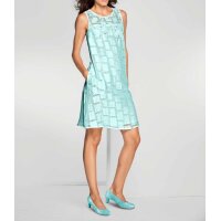 Designer-Ausbrennerkleid, mint