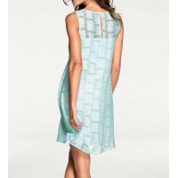 Designer-Ausbrennerkleid, mint