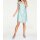 Designer-Ausbrennerkleid, mint