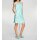Designer-Ausbrennerkleid, mint