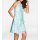 Designer-Ausbrennerkleid, mint