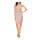 Pleat dress, powder-black