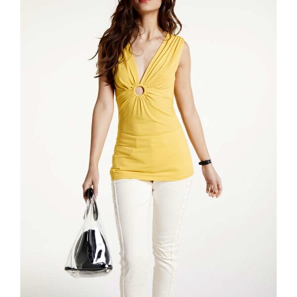 Shirt top, yellow