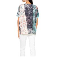 Layer look shirt, ecru-print
