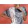 Layer look shirt, ecru-print