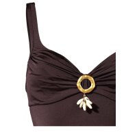 Swimsuit, brown, C-cup