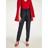 Lace trousers, midnight blue
