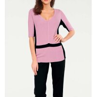 Designer-Pullover, rosé-schwarz