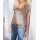 Designer-Shirt m. Zierperlen, schlamm