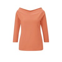 Designer-Carmenshirt, papaya