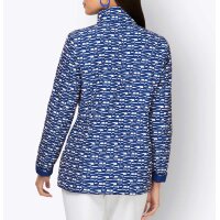 Wendejacke mit leichter Wattierung, royalblau-weiß