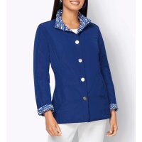 Wendejacke mit leichter Wattierung, royalblau-weiß