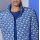Wendejacke mit leichter Wattierung, royalblau-weiß