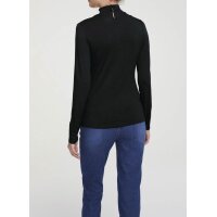 Jerseyshirt m. Cut-Out, schwarz
