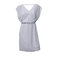 Print dress, grey
