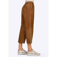 Designer-Lammnappaleder-Culotte, cognac