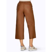 Designer-Lammnappaleder-Culotte, cognac