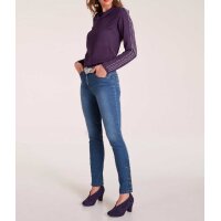 Blouse with beads, purple