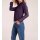 Blouse with beads, purple