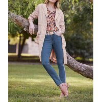 Sweter z nadrukiem, różowo-wielokolorowy